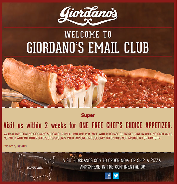 Giordano's Coupons, Promo Codes & Deals Jun2020