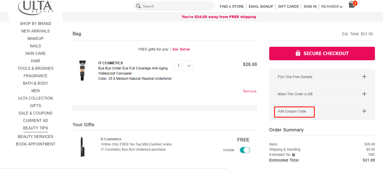 Use Ulta Beauty Coupon