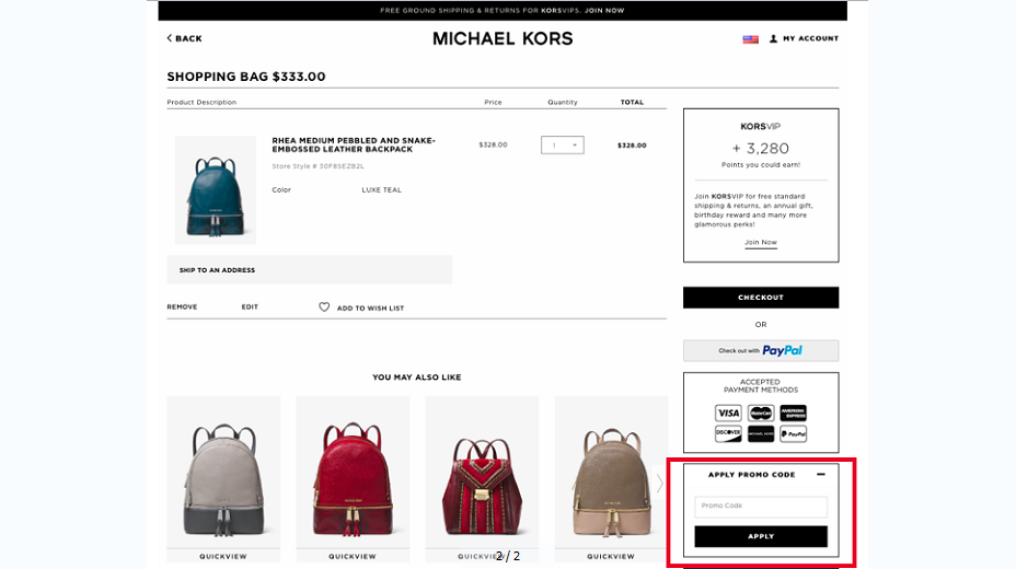 Michael Kors Coupons