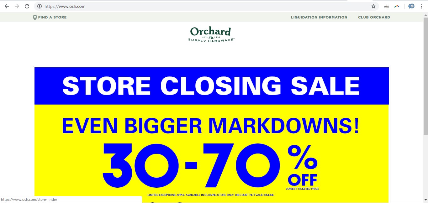 Orchard Supply Hardware Coupons