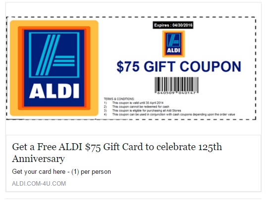 Aldi Coupons