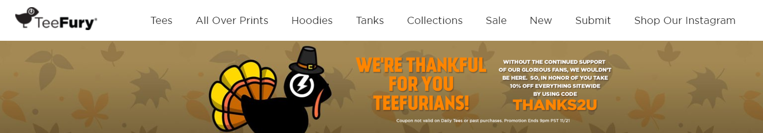 TeeFury Coupons